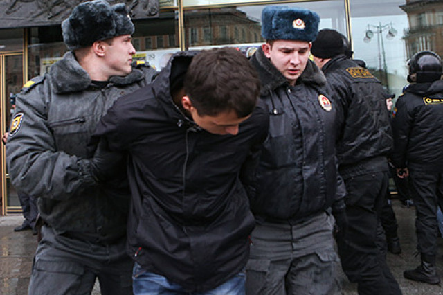 Полиция задержала двоих участников «Русского марша»