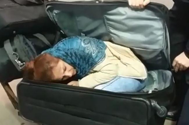 Таможенники нашли в чемодане грузинку