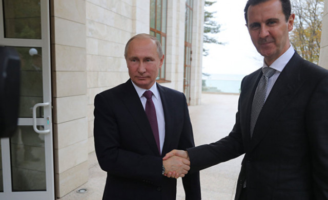 На встрече с Асадом Путин заявил, что военная операция в Сирии «завершается»