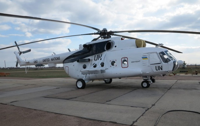 Украинским миротворцам передали модернизированные вертолеты