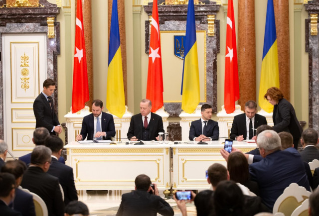 Zelensky, Erdogan sign joint statement on priorities for development of bilateral partnership