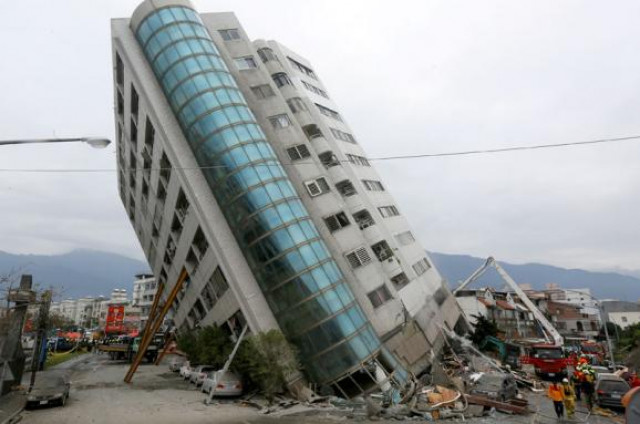 Мощное землетрясение произошло на Тайване