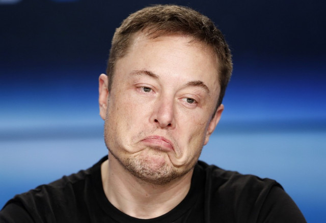 Илон Маск потерял 1 миллиард за 2 минуты