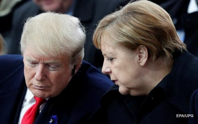 Трамп провёл переговоры с Меркель