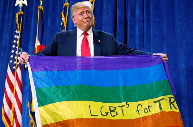 Трамп запретил посольствам вывешивать флаги ЛГБТ 