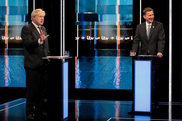 PM hopefuls battle over Brexit in bad-tempered debate