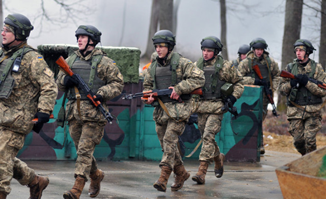 Украинские военные прибыли на учения в Германию (Фото)