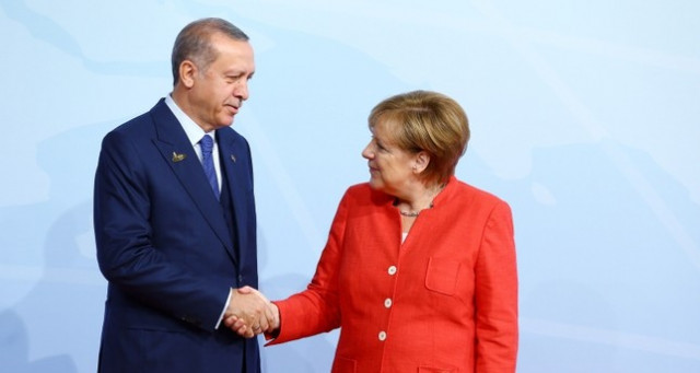 Эрдоган провел переговоры с Ангелой Меркель