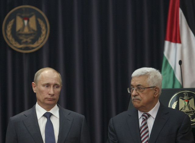 Palestinian president hopes to meet with Putin in June
