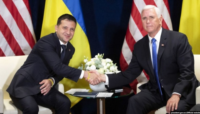 Zelensky and Pence discuss U.S. defense assistance and energy