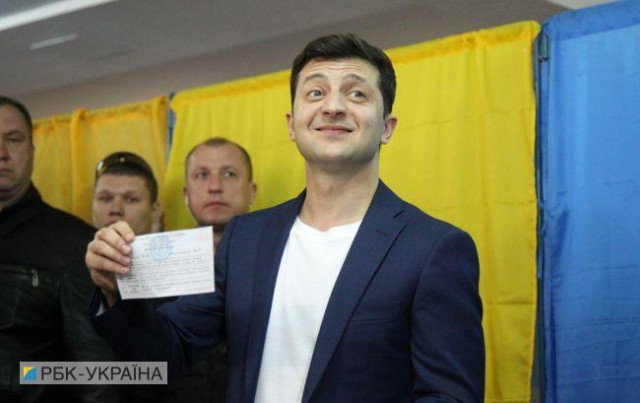 Зеленский проголосовал на выборах 