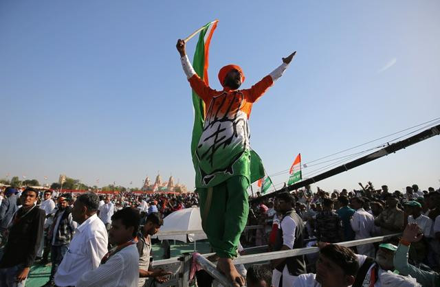India's Congress urges workers to ignore ominous exit polls, be vigilant