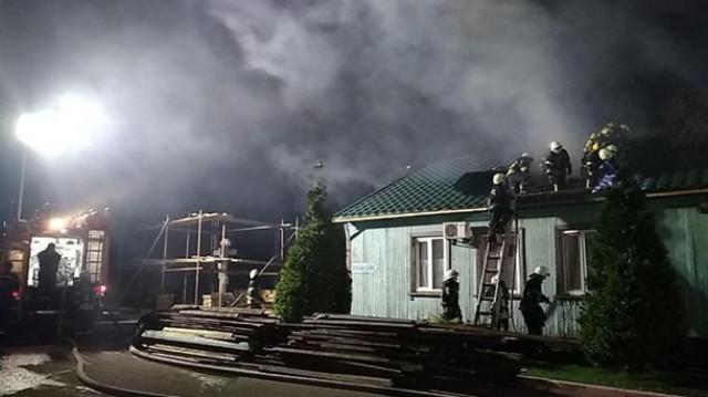 В Одесі сталася пожежа на території монастиря