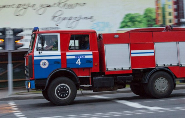 В Минске мать с шестилетним ребенком спасли при пожаре