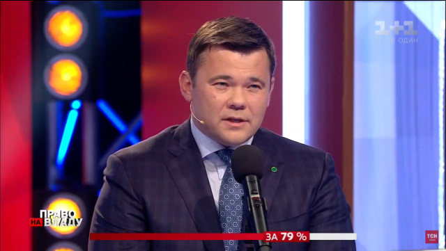 Глава администрации Зеленского «поставил на место» ведущего ток-шоу «Право на владу»