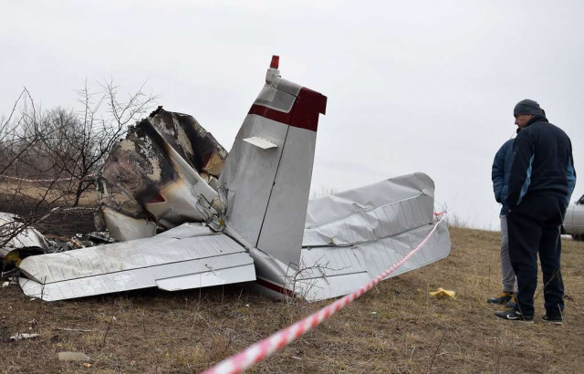 В России разбился учебный самолет