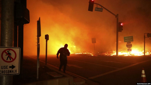 Лос-Анджелес в огне. Шварценеггер и звезды Голливуда покинули свои дома 