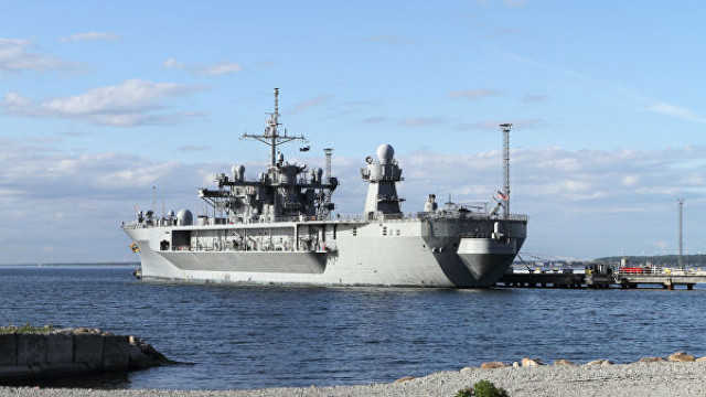 Корабль ВМС США вошел в Балтийское море
