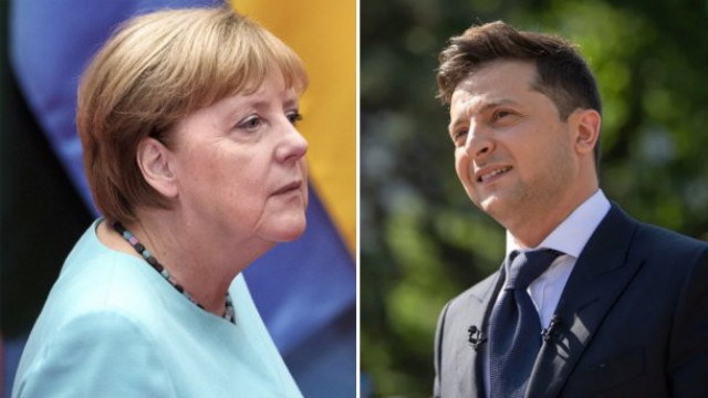 Названы темы разговора Зеленского с Меркель