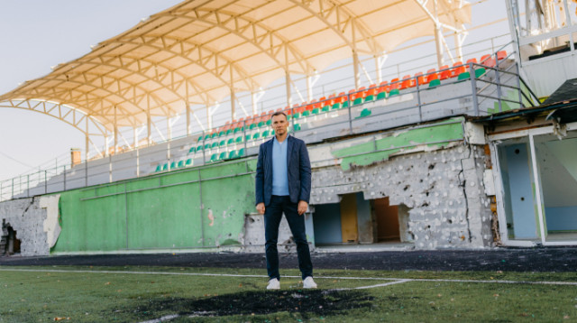 Андрей Шевченко собирает средства на восстановление стадиона в Ирпене
