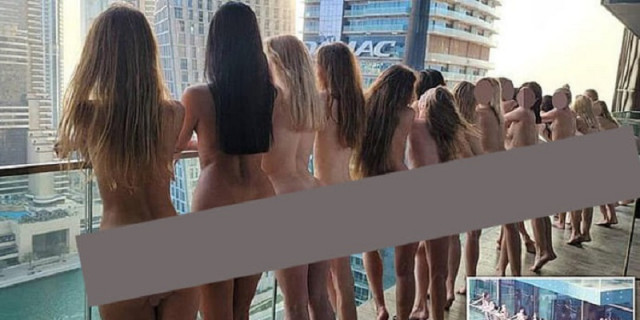 Скандал с голыми моделями в Дубае
