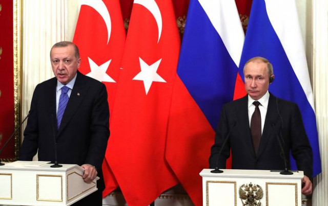 Эрдоган на саммите с участием Путина призвал 