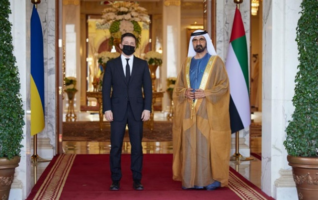 Зеленский провел встречу с премьером ОАЭ
