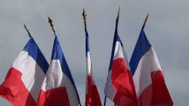 Макрон изменил расцветку французского флага