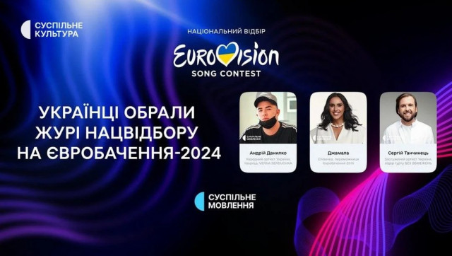 Нацвідбір на Євробачення-2024: названо членів журі
