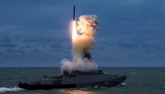 Pоссия держит в Черном море один носитель с восемью ракетами «Калибр»